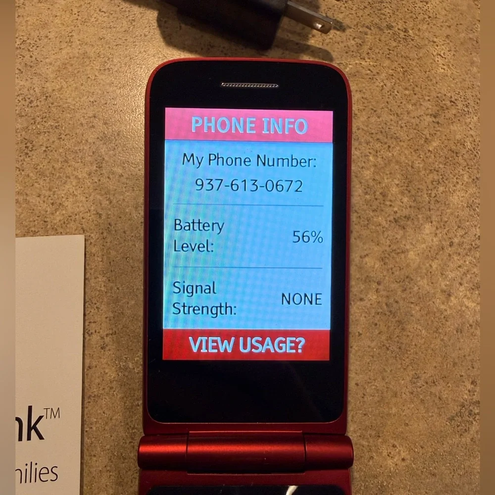 Alcatel onetouch red